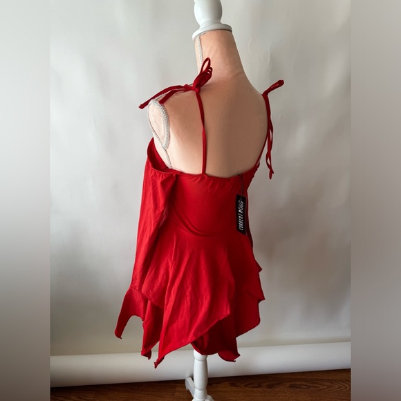 Dolls Kill current mood F is For Fairies™ Handkerchief Dress - Red - Picture 7 of 10